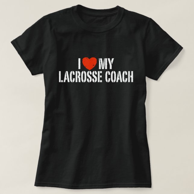 T-shirt J'Aime Mon Coach De Crosse (Design devant)