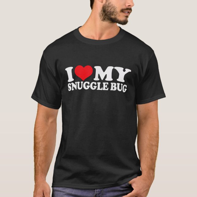 T-shirt J'Aime Mon Coeur Bug J'Aime Le Coeur Bug (Devant)