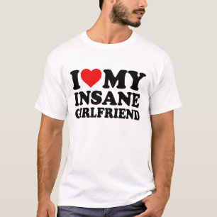 T-shirt J'Aime Mon Coeur De Fille Insane