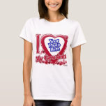T-shirt J'aime mon coeur rouge de grand-maman - photo<br><div class="desc">J'aime mon coeur rouge de grand-maman - photo</div>