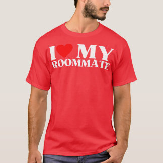 T-shirt J'Aime Mon colocataireMeilleur colocataire