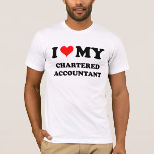 T-shirt J'aime mon comptable privilégiée