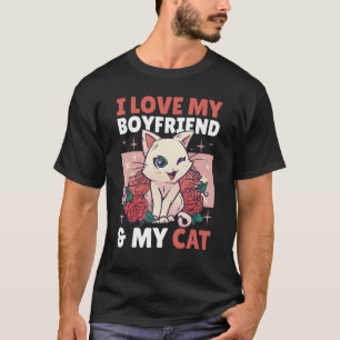 T-shirt J'aime mon copain et mon chat
