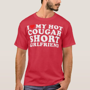 T-shirt J'aime mon Cougar Short Girami hot Funny