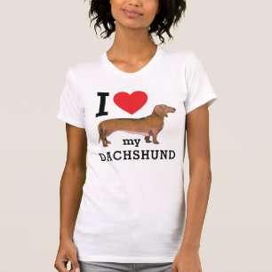 T-shirt J'Aime Mon Dachshund