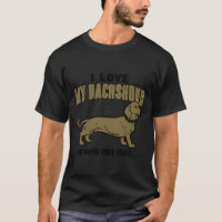 J'Aime Mon Dachshund Et Trois Autres Personnes Bla