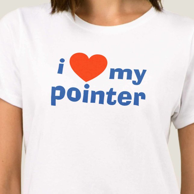 T-shirt J'Aime Mon Débardeur Pointeur (Créateur téléchargé)