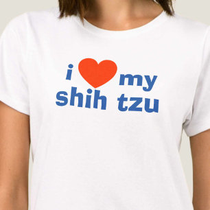 T-shirt J'Aime Mon Débardeur Shih Tzu