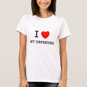 T-shirt J'aime mon défenseur