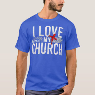 T-shirt J'aime mon église 