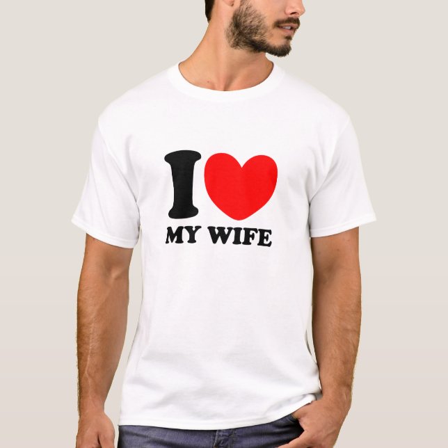 T-shirt J'aime mon épouse (Devant)