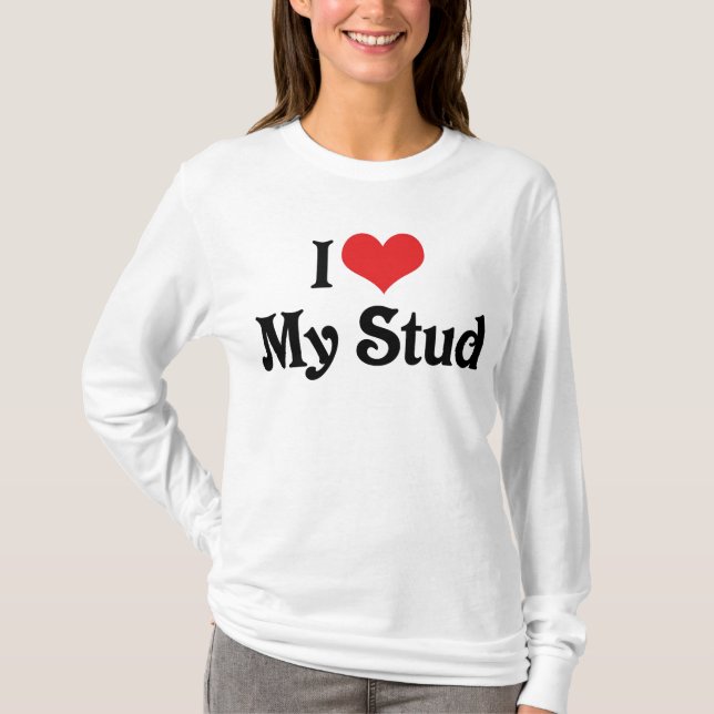 T-shirt J'aime mon étalon (Devant)