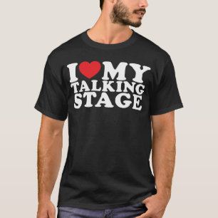 T-shirt J'Aime Mon Étape De Discussion J'Aime Mon Étape De