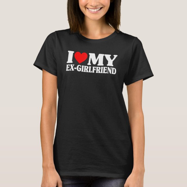 T-shirt J'Aime Mon Ex Fille (Devant)