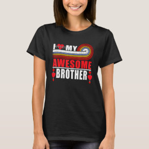 T-shirt J'Aime Mon Fantastique Frère, Papa Maman Soeur Amo