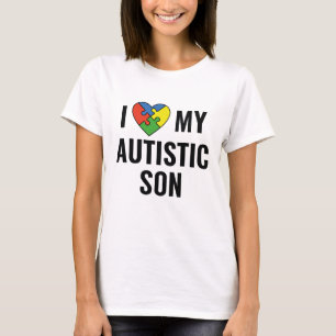 T-shirt J'aime mon fils autiste