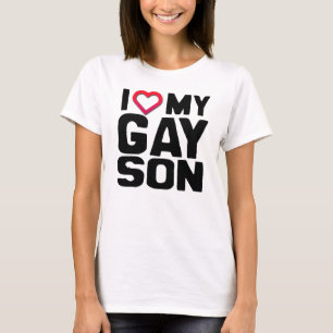 T-shirt J'aime mon fils gay