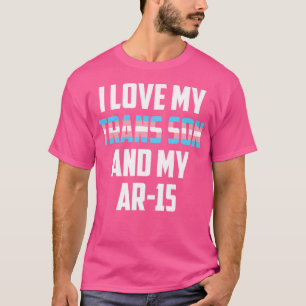 T-shirt J'Aime Mon Fils Transgenre Mon Arme À Fer Transgen