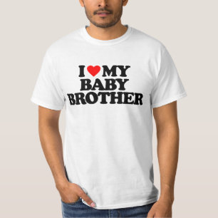 T-SHIRT J'AIME MON FRÈRE DE BÉBÉ