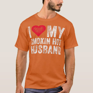 T-shirt J'Aime Mon Fumage Mariage Chaud Mari Funny Vinta