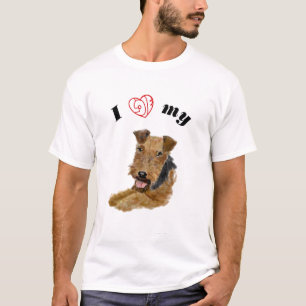 T-shirt J'aime mon gallois Terrier