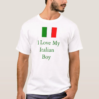 T-shirt J'aime mon garçon italien