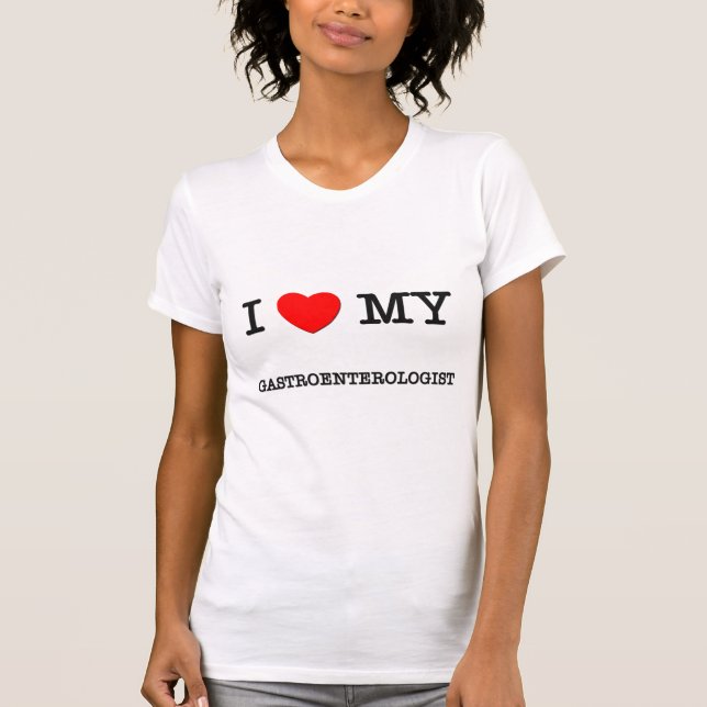 T-shirt J'aime mon GASTROENTÉROLOGUE (Devant)