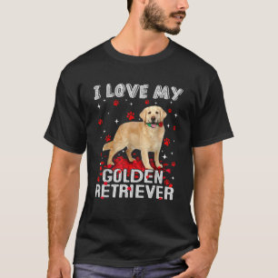 T-shirt  J'Aime Mon Golden Retriever