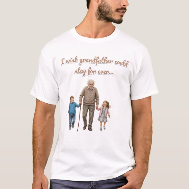 T-shirt J'aime mon grand-père (Devant)