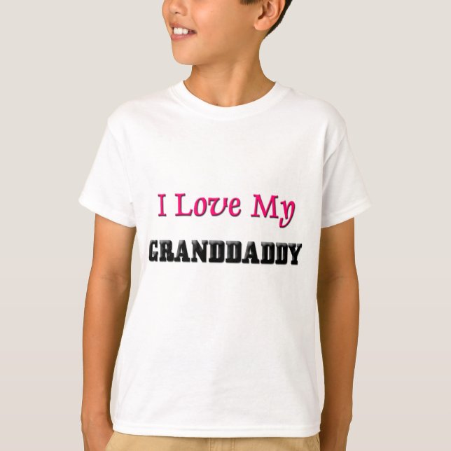 T-shirt J'Aime Mon Grand-Père (Devant)