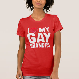 T-SHIRT J'AIME MON GRAND-PÈRE GAY - -
