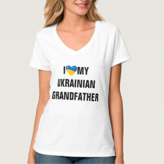 T-shirt J'aime mon grand-père ukrainien