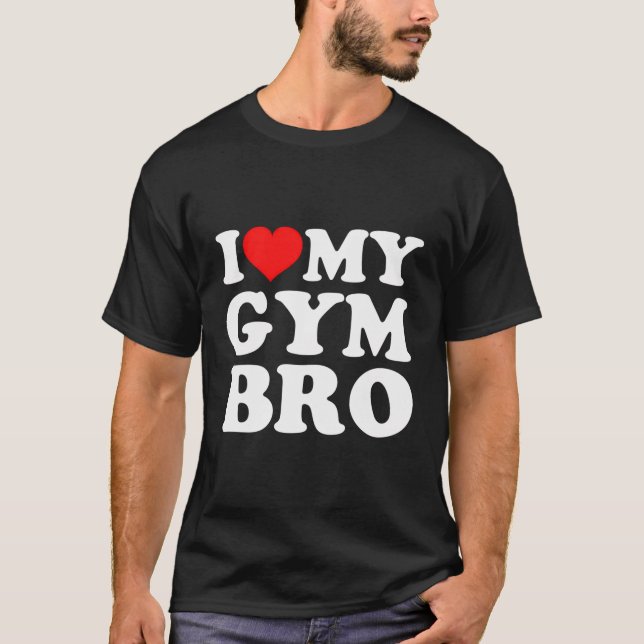 T-shirt J'Aime Mon Gym Bro (Devant)