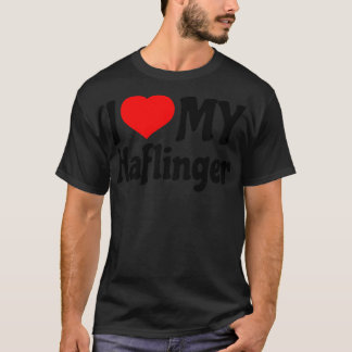 T-shirt J'aime mon Haflinger Horse