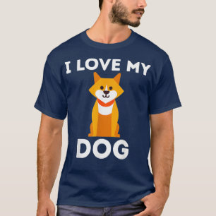 T-shirt J'Aime Mon Hammy Amusant Mignonne Hamster Pet Love