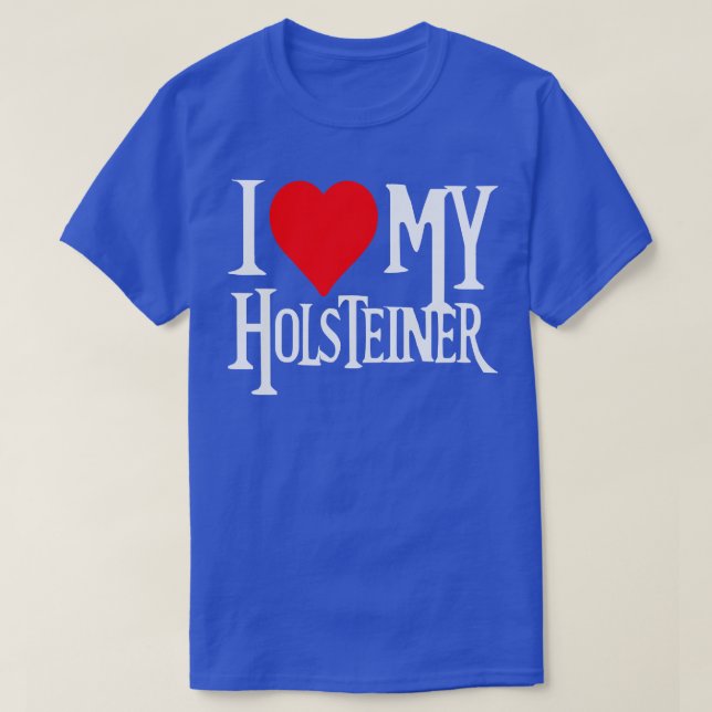 T-shirt J'aime mon Holsteiner Horse 1 (Design devant)