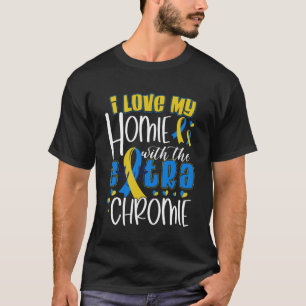 T-shirt J'Aime Mon Homie Avec Une Chromie Supplémentaire P
