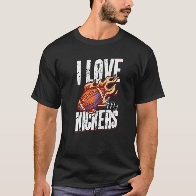 T-shirt J'Aime Mon Imaginaire Kickers Football (Devant)