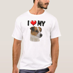 T-shirt J'aime mon Jack Russell