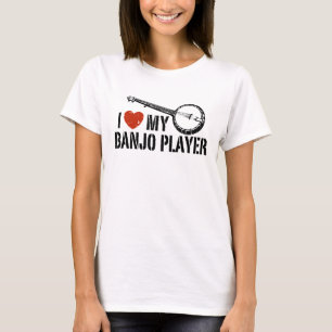 T-shirt J'Aime Mon Joueur Banjo
