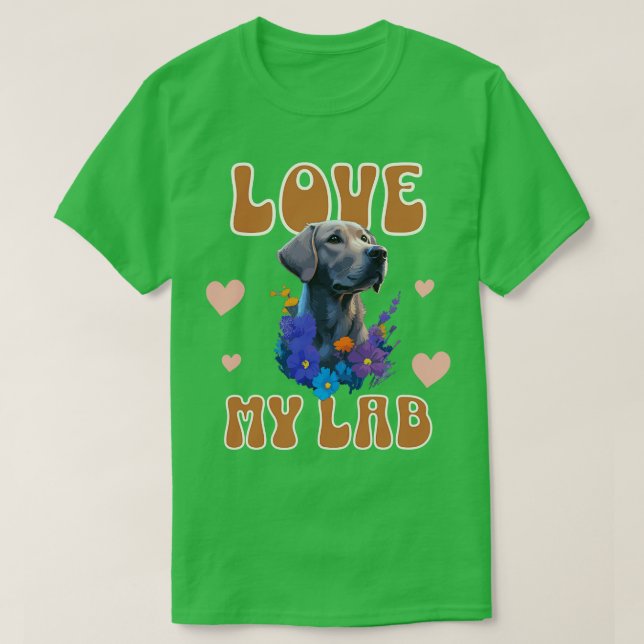 T-shirt J'aime mon laboratoire (Design devant)