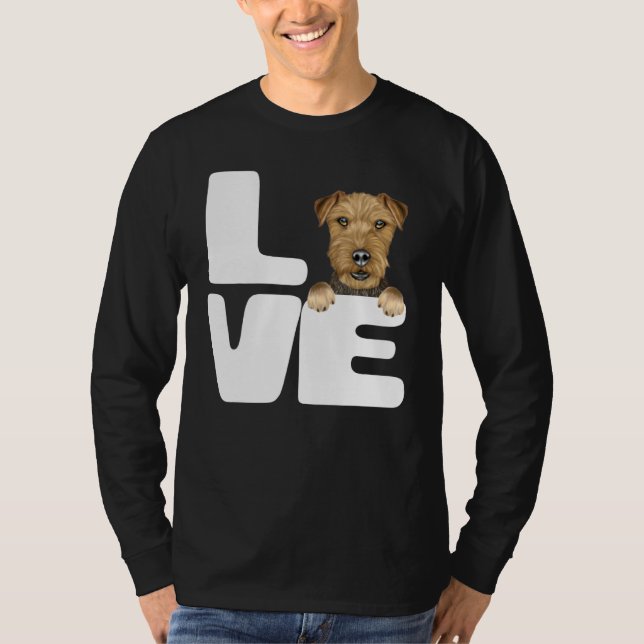 T-shirt J'Aime Mon Lakeland Terrier Chien (Devant)