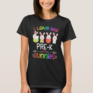 T-shirt J'Aime Mon Lapin De Prek Mignonne Rabbit Pour Mang