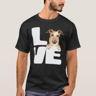 T-shirt J'aime mon lévrier