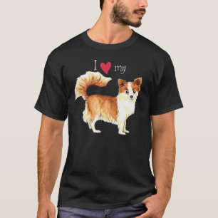 T-shirt J'aime mon long manteau Chihuahua