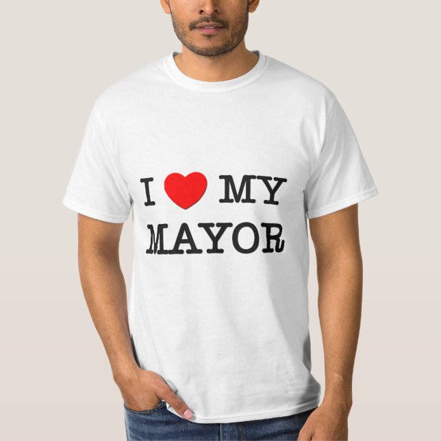 T-shirt J'aime mon MAIRE (Devant)