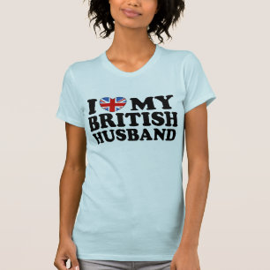 T-shirt J'Aime Mon Mari Britannique