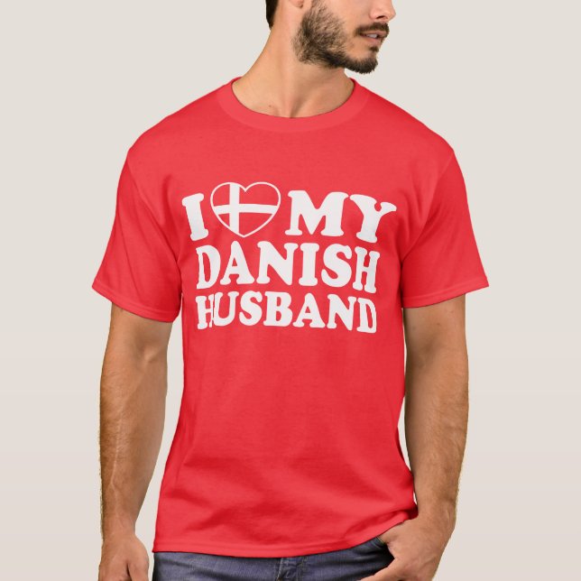 T-shirt J'Aime Mon Mari Danois (Devant)