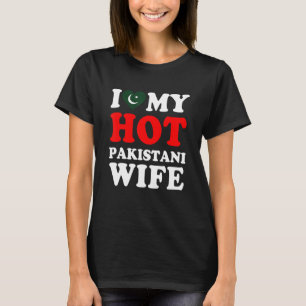 T-shirt J'aime mon mari femme pakistanais chaud