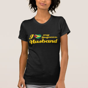T-shirt J'aime mon mari guyanais